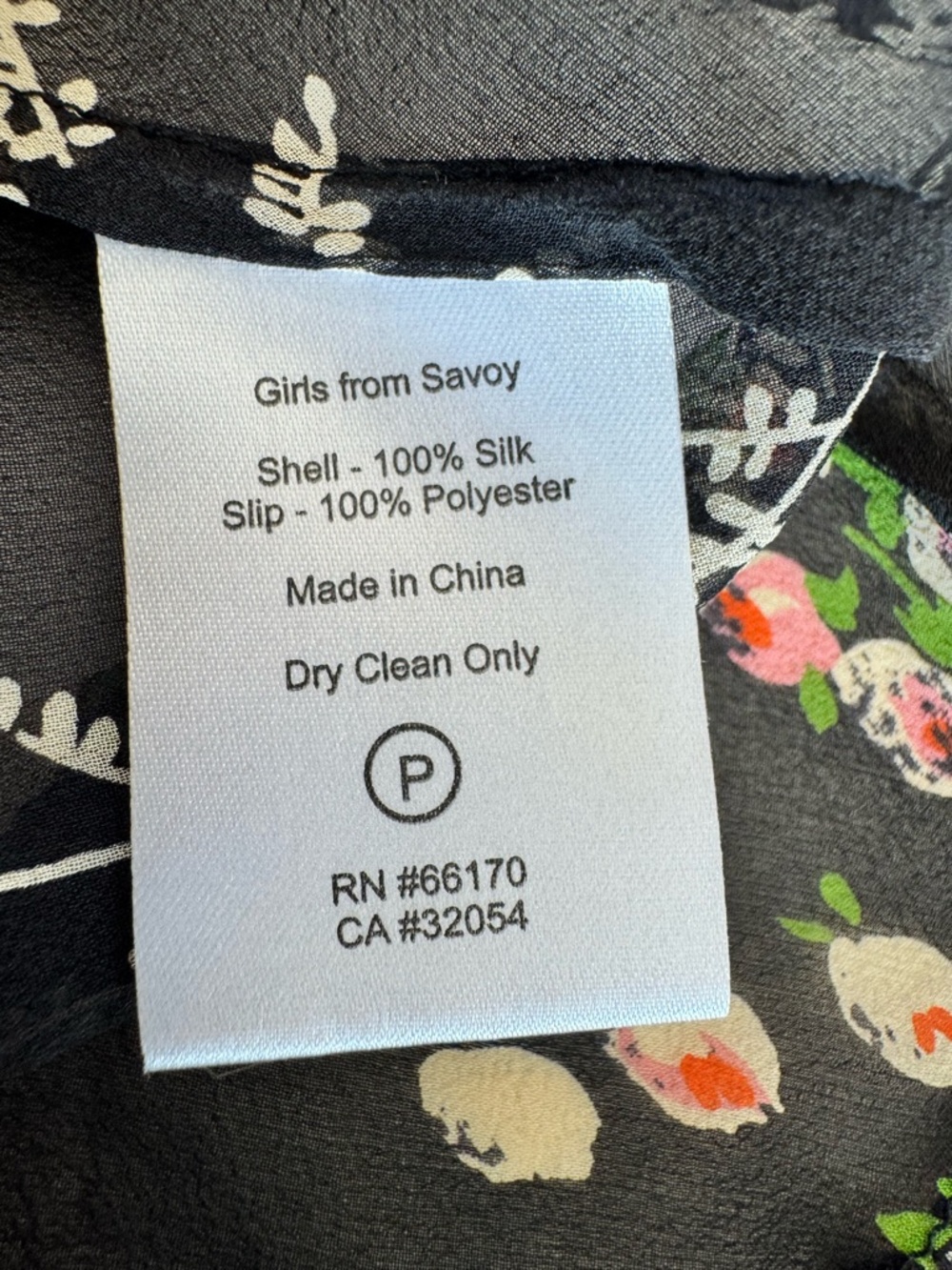 Girls From Savoy Anthropologie Sz 0 Dress Black Floral Sheer Silk Chiffon Gatsby - Picture 13 of 16